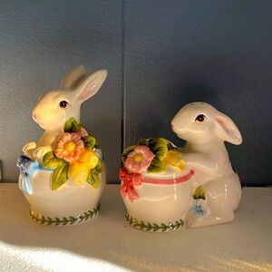 Portmeirion Botanic Garden Bunny Salt & Pepper Shakers